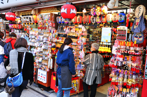 Boutique de souvenirs à Tokyo