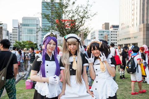 Participants en costumes au World Cosplay Summit à Nagoya, Japon